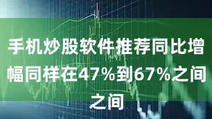 手机炒股软件推荐同比增幅同样在47%到67%之间